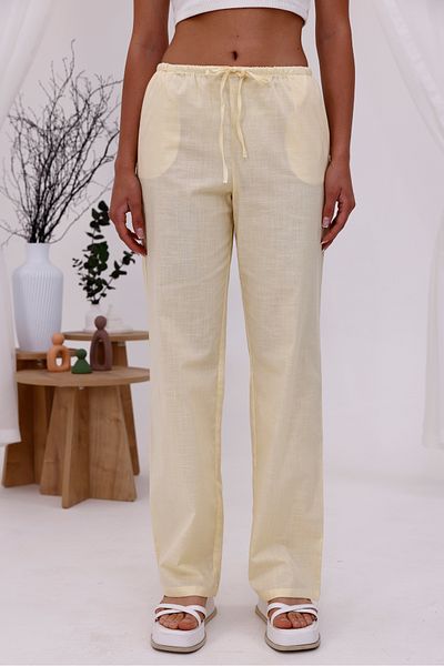 LA PANTE Elastic Waist Trousers