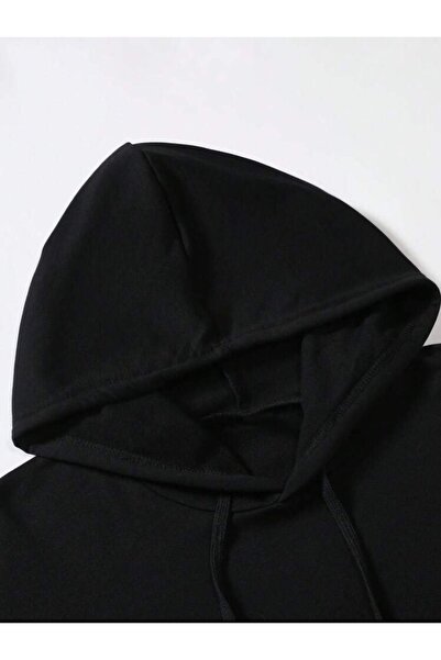 VBSVİBES Oversize суичър с качулка черен JAPAN J