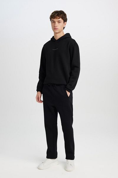 DeFacto Pantaloni de sport cu croiala normala, talie elastica, de baza, drepti, cu buzunare, picioare drepte D9707AX24AU