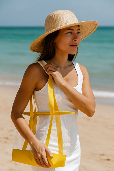 lizy's Şeffaf Plaj Çantası Yüksek Kalite Yerli Üretim