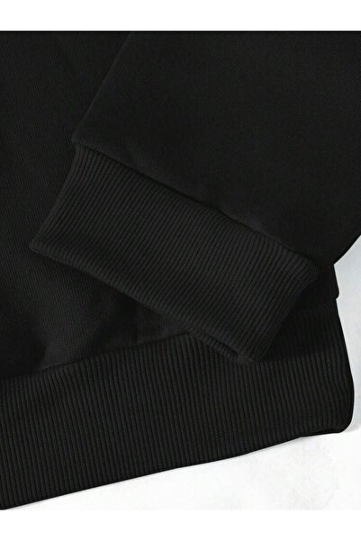 VBSVİBES ЖЕНСКИ черен суитшърт с щампа SEBE LOVE