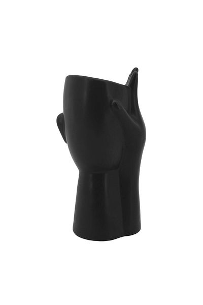 Ella Home Italia Vaza decorativa "Mind" neagra