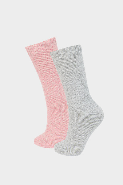 DeFacto 2er-Pack Winter-Wollsocken für Damen E9004AXNS
