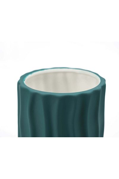 Ella Home Italia Vaza decorativa "Waves" verde