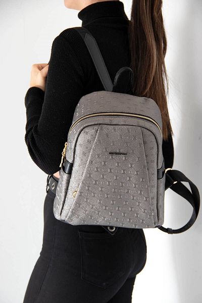 Silver Polo Silver & Polo Platinum - Black Sp926 Women's Backpack
