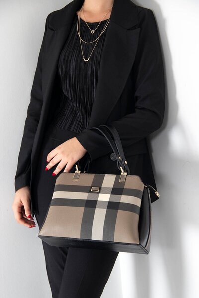 Silver Polo Kahve - Siyah SP972 Kadın El Çantası