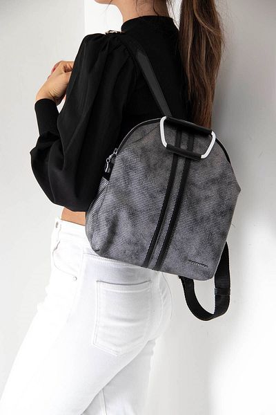 Silver Polo Silver & Polo M.silver - حقيبة ظهر نسائية سوداء SP771