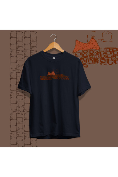 Hystoric Wear تي شيرت أساسي مطبوع عليه خريطة المدينة القديمة في فاليهويك