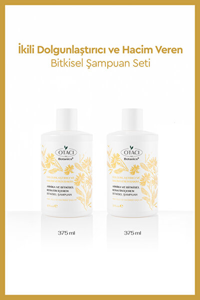 Otacı Avantajlı 2 Li 10 Bitki Özlü Arnika Güçlendirici, Hacim Verici Şampuan 375 ml