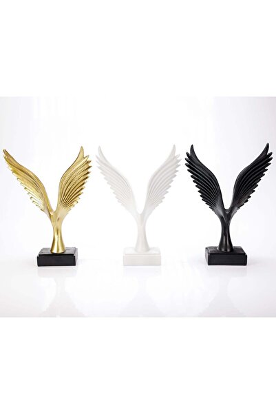 Ella Home Italia Statueta "Bird" Gold din rasina