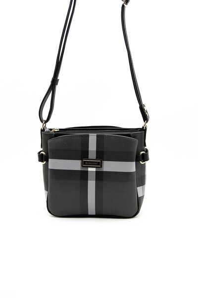 Silver Polo Black - Black Sp884 Women's Crossbody Bag