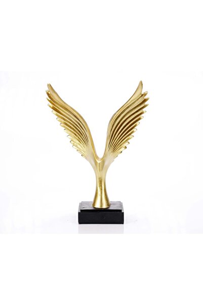 Ella Home Italia Statueta "Bird" Gold din rasina