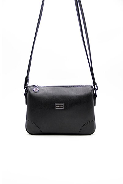 Silver Polo Black - Black Sp784 Women's Crossbody Bag