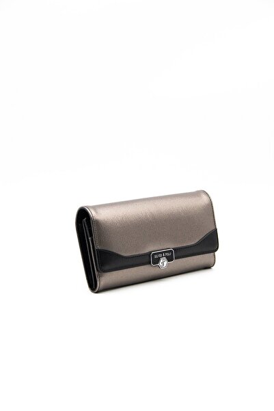 Silver Polo Silver & Polo Platinum - Black Sp979 Women's Wallet & Card Holder