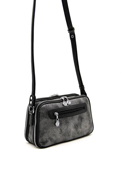 Silver Polo Silver & Polo M.silver - Geantă neagră SP899 pentru femei