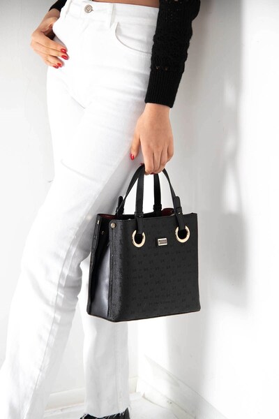 Silver Polo Siyah - Siyah SP975 Kadın El Çantası