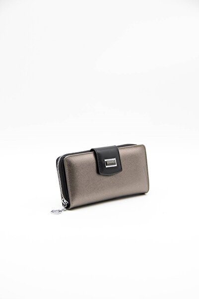 Silver Polo Silver & Polo Platinum - Portofel și suport pentru carduri pentru femei Sp928 negru