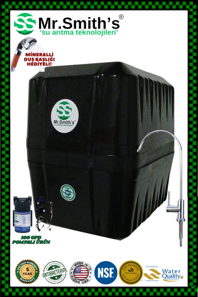 Mr.Smith's HOME CONCEPT POMPALI & MONTAJ DAHİL Komp. Filtreli (mineral-alkali...