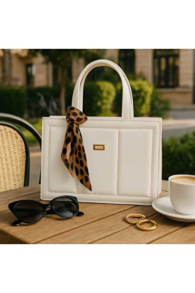 Mimoza Women's White Shoulder Bag