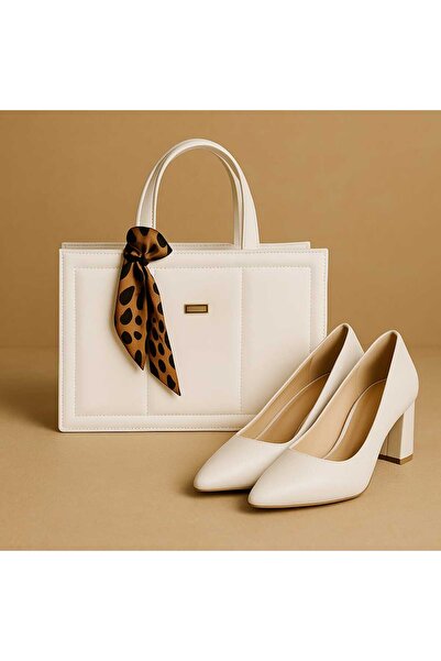 Mimoza Women's White Shoulder Bag