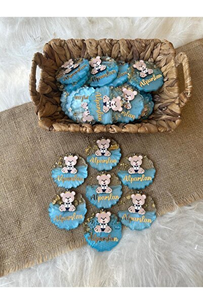 Karudesignn 20 Adet Figürlü Epoksi Bebek Magneti