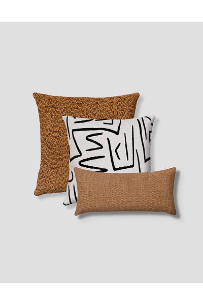 Sezyon "Zarel & Zerna & Vira" Decorative 3-Piece Throw Pillow Case Set