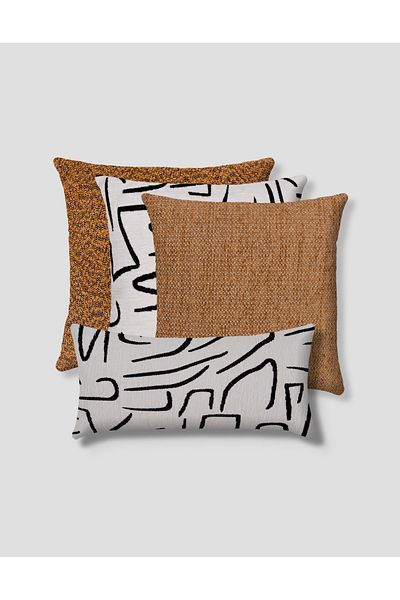 Sezyon "Zarel & Zerna & Vira" Decorative 4-Piece Throw Pillow Case Set