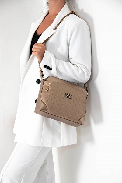 Silver Polo Bronz - Bronz SP364 Kadın Çapraz Çanta