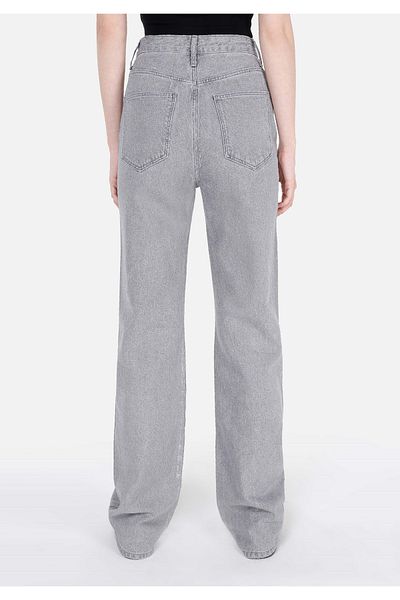 Colin's Straight Fit High Waist Straight Leg Women's Navy Blue Jean Trousers