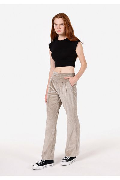 Colin's Pantaloni de damă cu talie înaltă și picioare largi, albastru închis