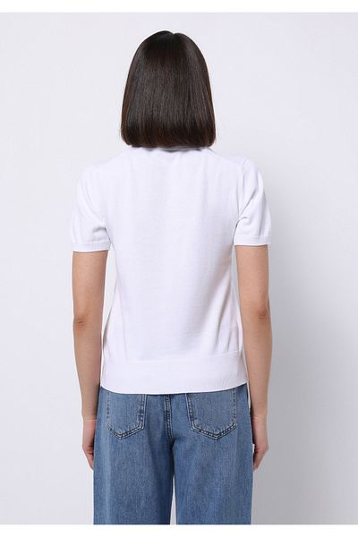 Colin's Regular Fit Women's White Sweater