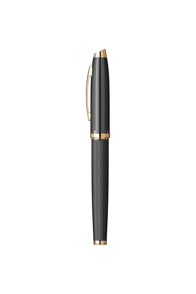 Scrikss WizDesign 390 DOLMA KALEM MAT SİYAH ALTIN M UÇ - ÖMÜR BOYU GARANTİLİ / LÜKS KUTULU / İSME ÖZEL
