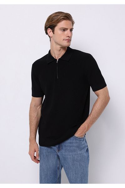 Colin's Pulover negru pentru bărbați Regular Fit