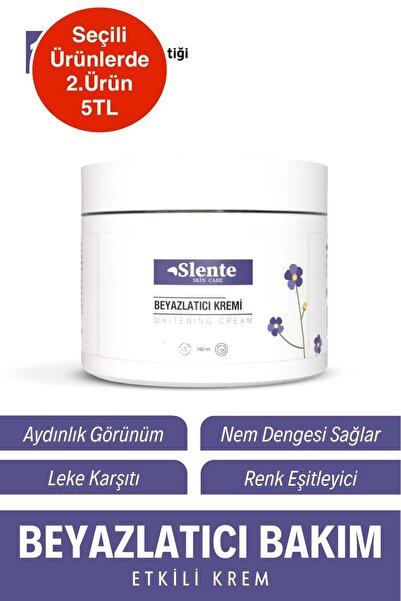 SLENTE Koltuk Altı-Diz-Dirsek Ve Bikini Bölgesi Cilt Beyazlatıcı Krem 100 ml ...