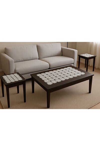 Kayra Stone Çeyizlik Elişi Iğne Dantel Iğne Oyası Yatak Odası Örtü