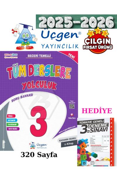 Üçgen Yayınları Tüm Dersler Yeni Nesil Sorular