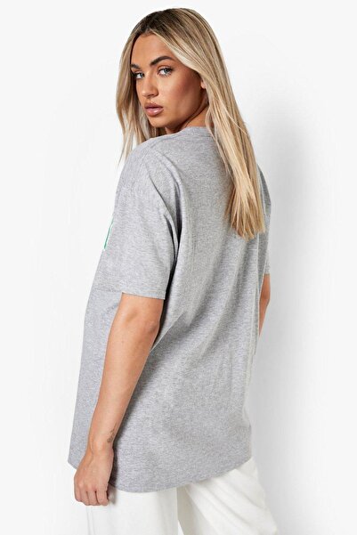 CLAYES Γκρι Oversize California T-shirt - Oversize