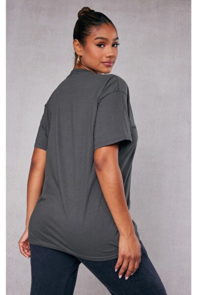 CLAYES Фума Oversize Dragon T-shirt - Oversize з принтом