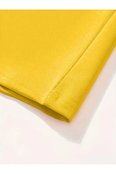 CLAYES Κίτρινο μπλουζάκι Oversize – Unisex μοντέλο με λεπτομέρεια γραμμής γραμμένη το Παρίσι