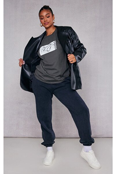 CLAYES Фума Oversize Dragon T-shirt - Oversize з принтом