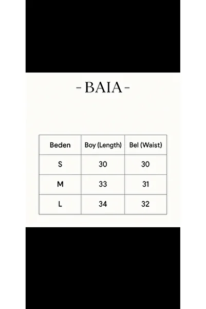 BAİA COLLECTION Mini Balloon Skirt with Shorts