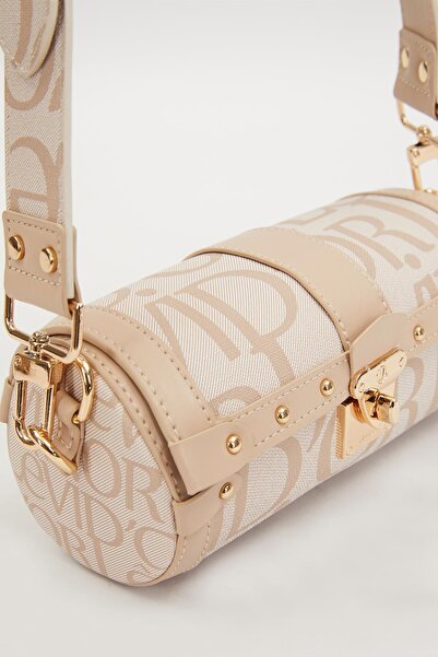 Levidor Cylinder Shaped Levidor Shoulder Bag Pink