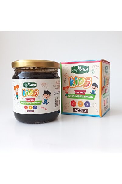 asyavital KİDS KAKAOLU KEÇİBOYNUZU MACUNU 240 GR.