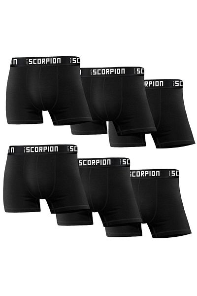 Plus Scorpion Set 6 Boxeri pentru barbati, Plus Scorpion, Bumbac
