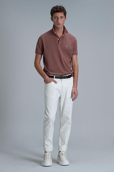 Lufian Tricou polo Laon Smart pentru bărbați, slim fit Tile