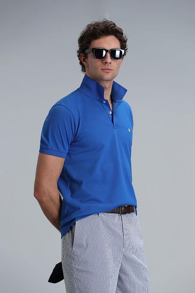 Lufian Laon Smart ανδρικό μπλουζάκι πόλο Slim Fit Saks