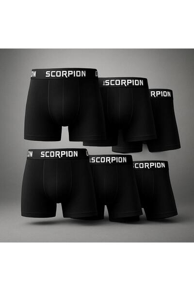 Plus Scorpion Set of 6 Men's Boxers, Plus Scorpion, Cotton