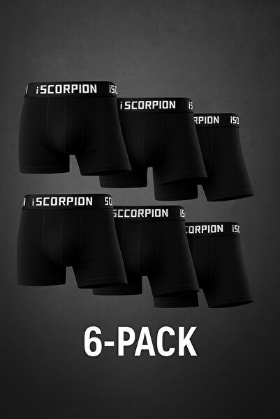 Plus Scorpion Set of 6 Men's Boxers, Plus Scorpion, Cotton