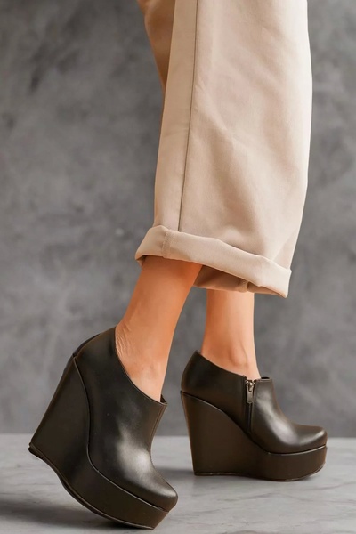 PayBuy Γυναικεία Κομψά Παπούτσια Wedge Heel Κοντές Μπότες Abaco Special Desig...