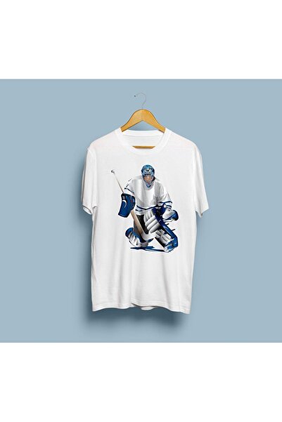 Generic Brand Unisex dizajn hokeja na ledu - Oversize kroj Hokej na ledu T-shirt
